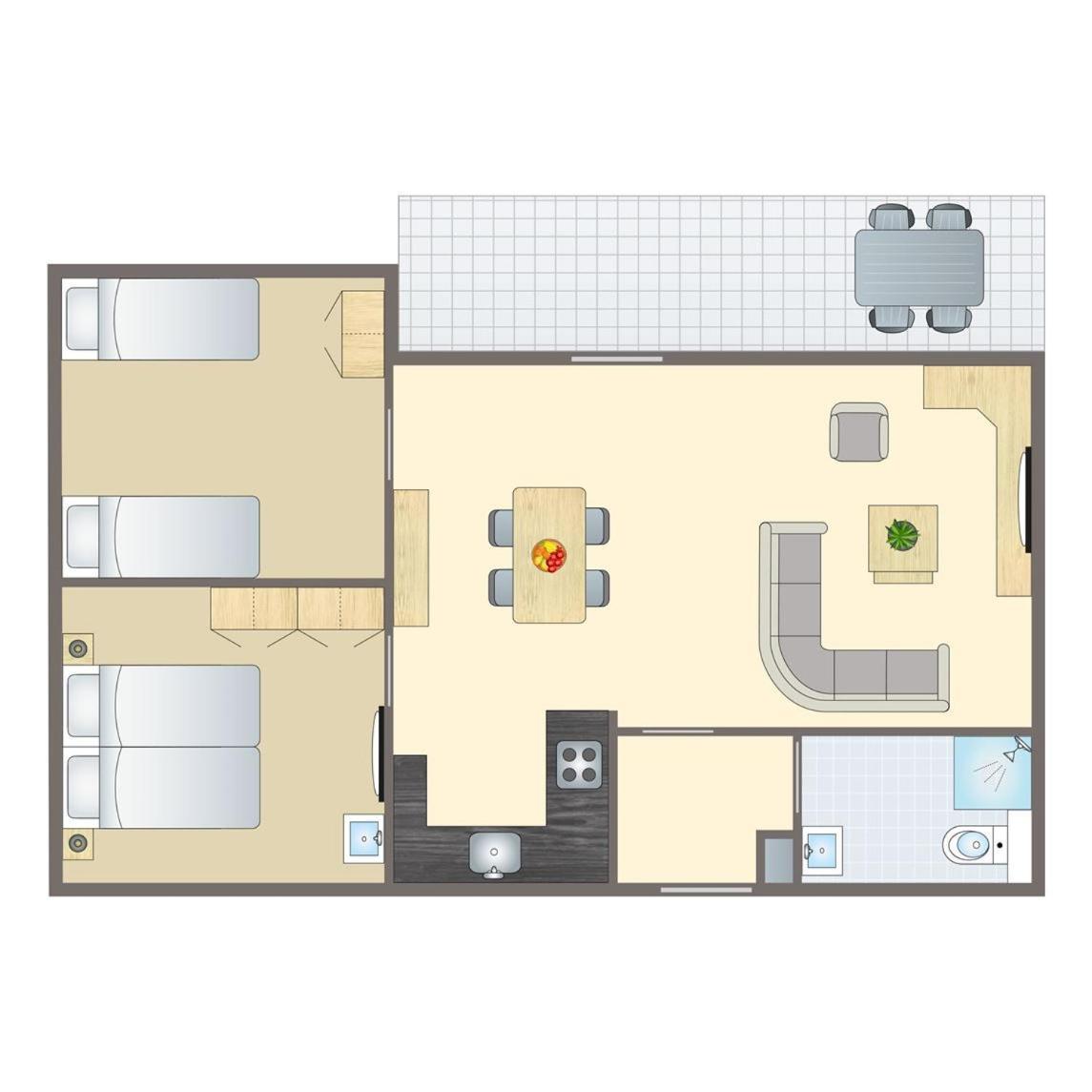 فيلا Kell am Seeفي 4-Person Bungalow In The Holiday Park Landal Hochwald المظهر الخارجي الصورة